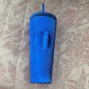 Starbucks Radiant Blue Tumbler with Straw